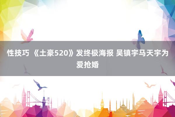 性技巧 《土豪520》发终极海报 吴镇宇马天宇为爱抢婚